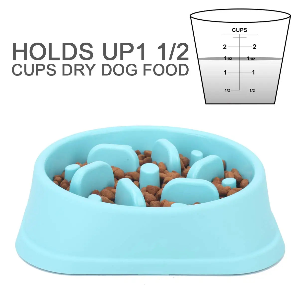 Slow Feeder Dog Bowl – Healthy, Anti-Asphyxia Bowl for All Dogs