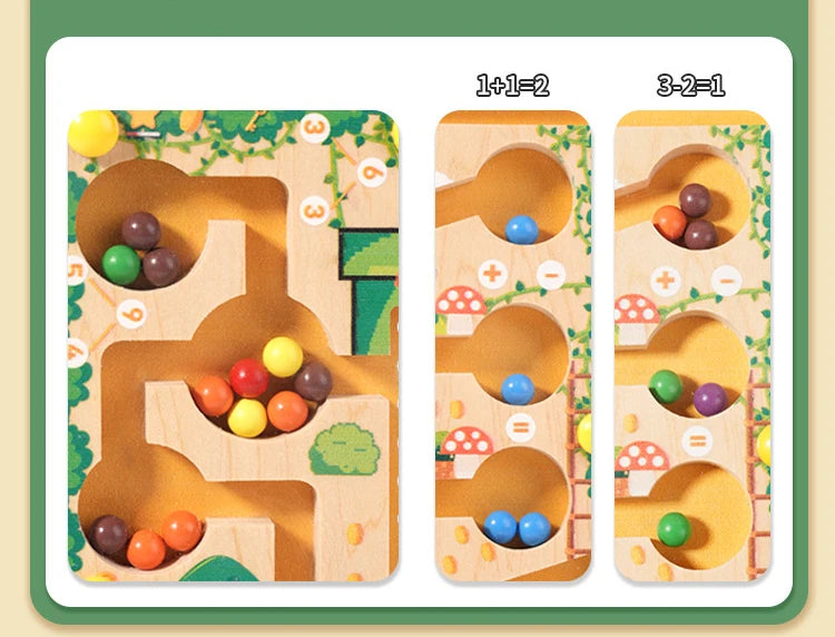 Magnetic Montessori Sorting Puzzle Maze Toy for Kids | Tots N Paws
