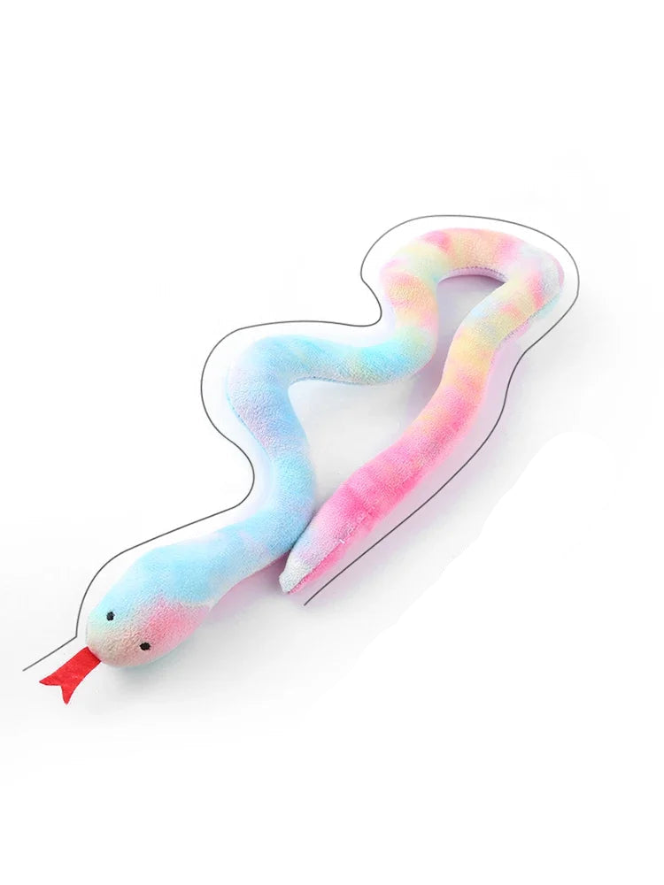 Snake Shape Interactive Cat Toy – Bite-Resistant Catnip Fun for Cats & Kittens