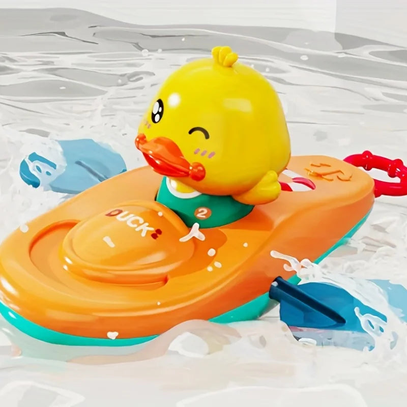 Little Yellow Duck Kayak Bath Toy – Tots N Paws