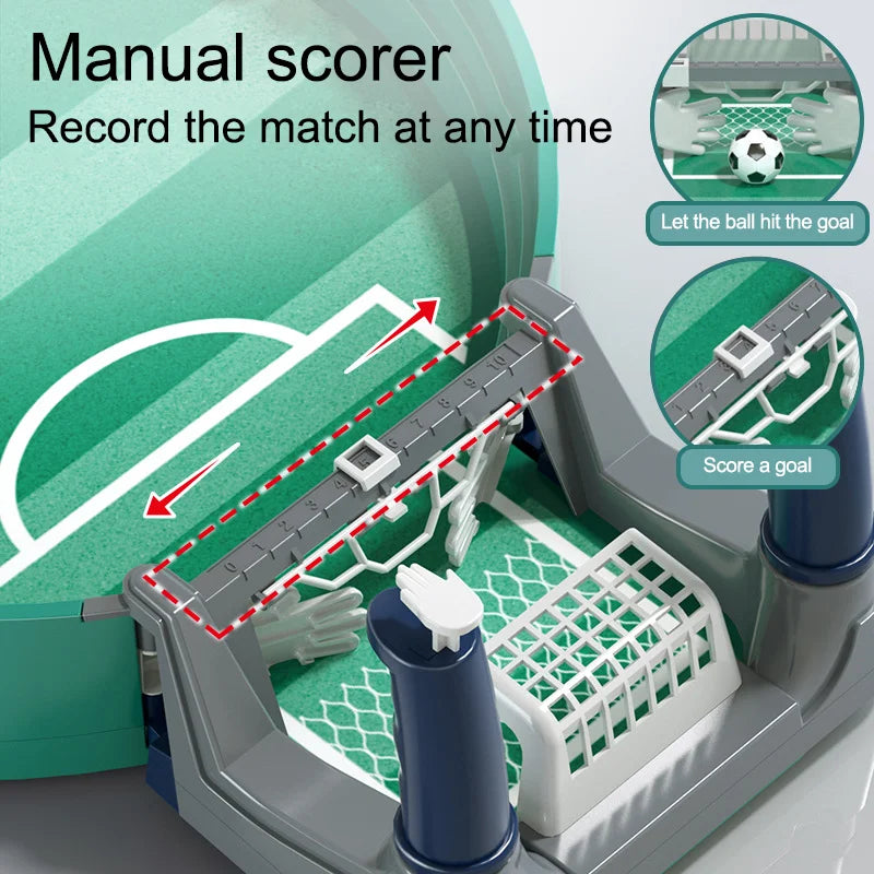 Portable Soccer Table Football Board Game – 2-in-1 Football & Hockey for Family Fun