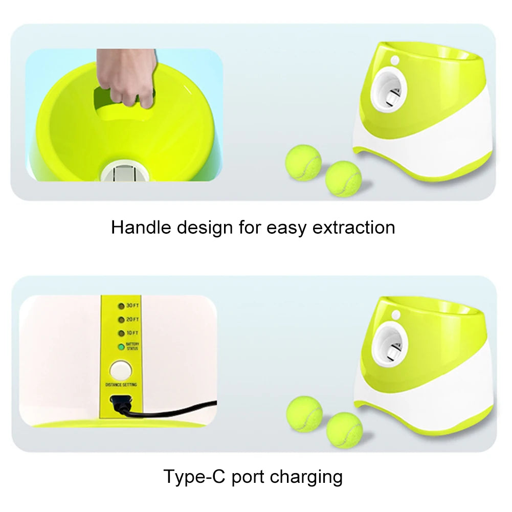Automatic Dog Ball Launcher – Adjustable Distance Pet Fetch Toy