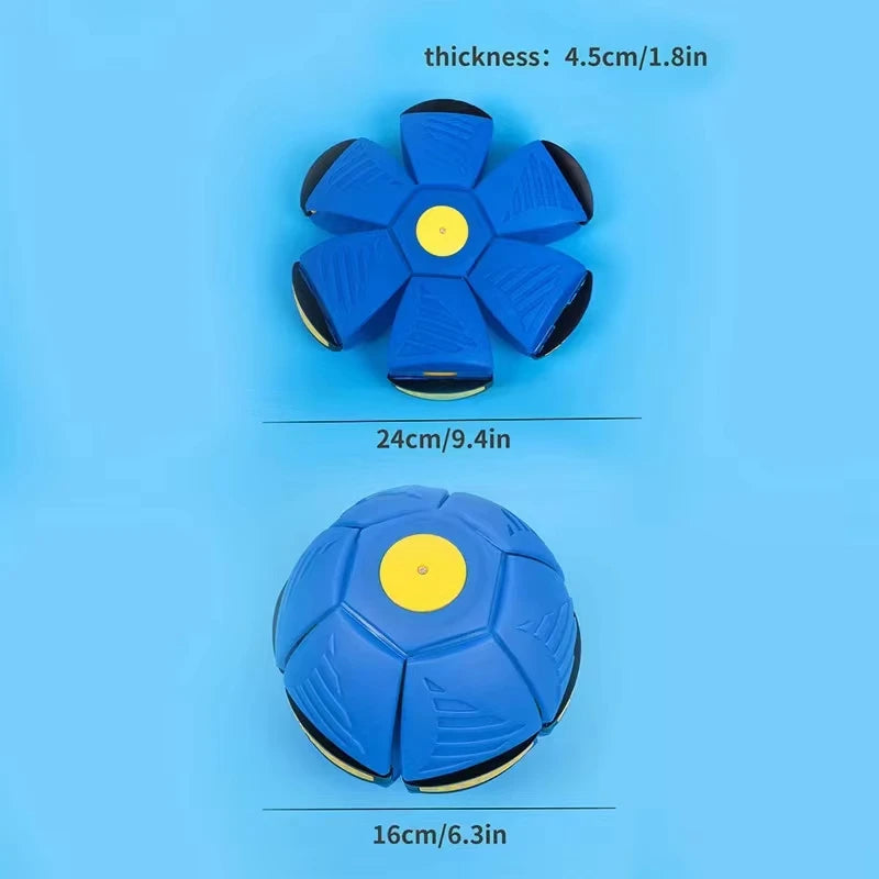 Tots N Paws UFO Magic Dog Ball | Interactive Flying Saucer Pet Toy