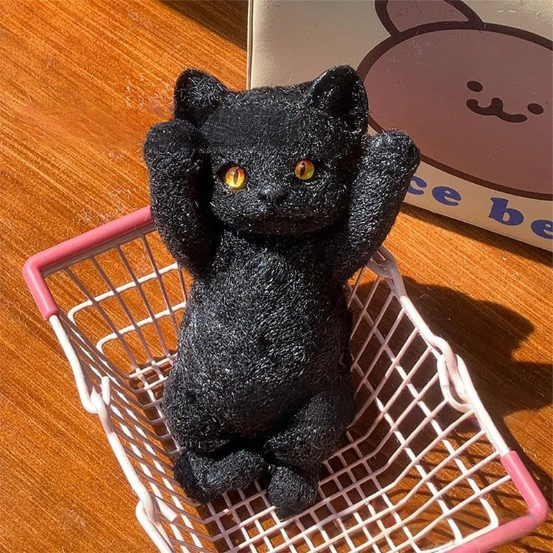 Big Kitty Cat Silicone Stress Relief Toy | Tots N Paws