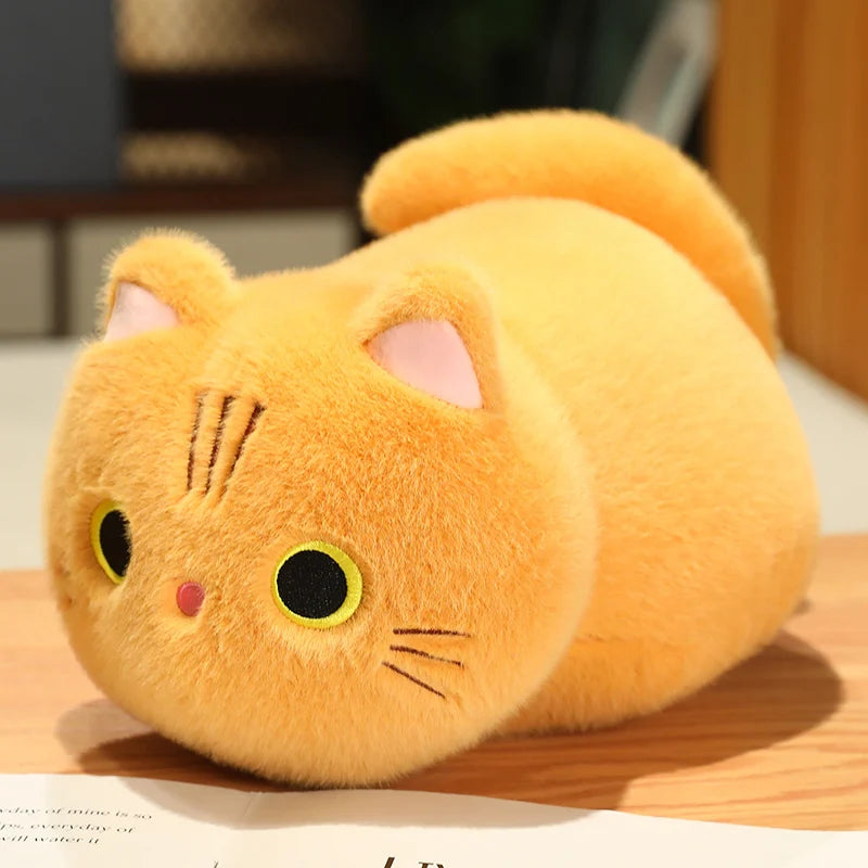 Kawaii Oval Cat Plush Doll β Cute Stuffed Toy | Tots N Paws
