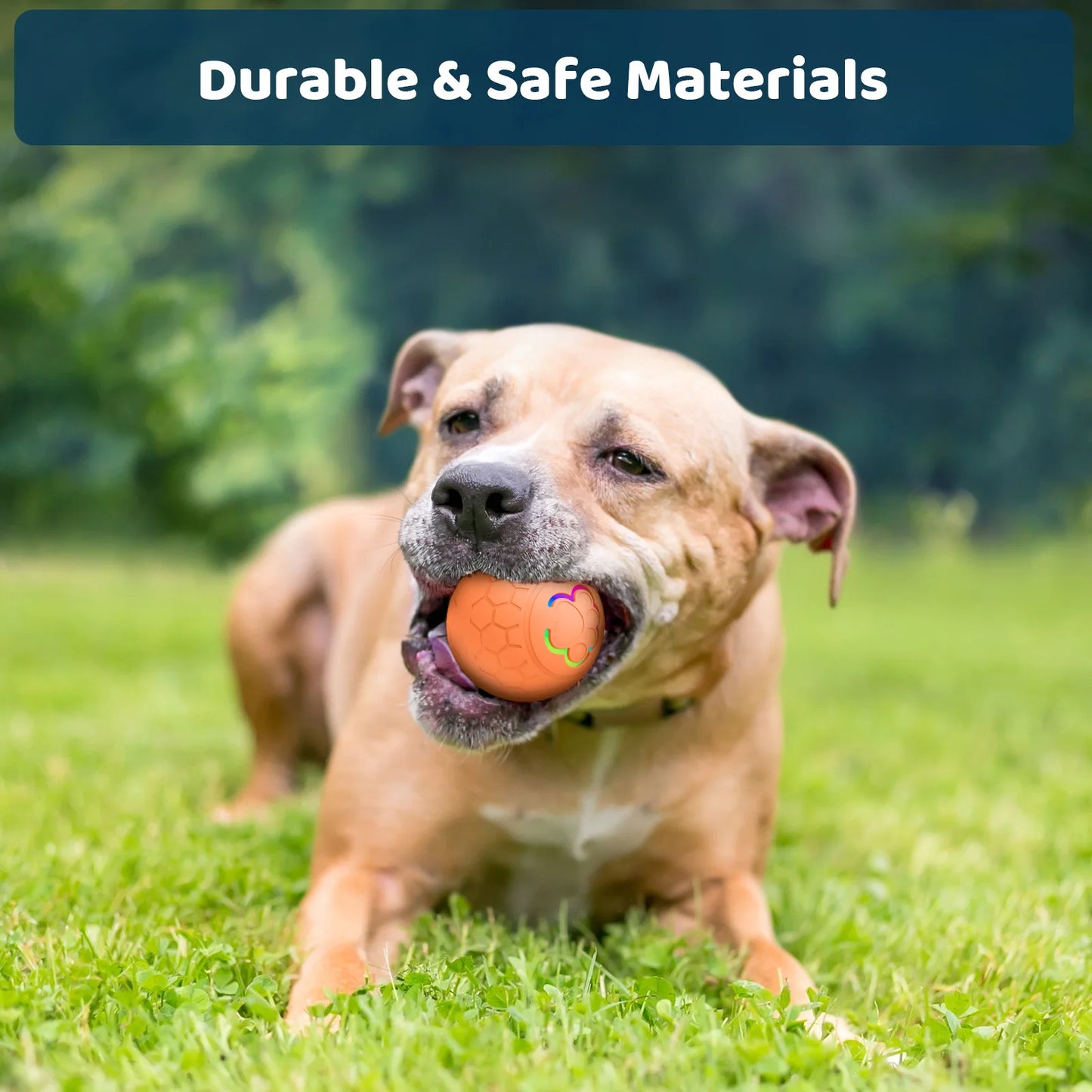 Smart Interactive Dog Toy Ball – Automatic Bouncing & RGB Lights | Tots N Paws