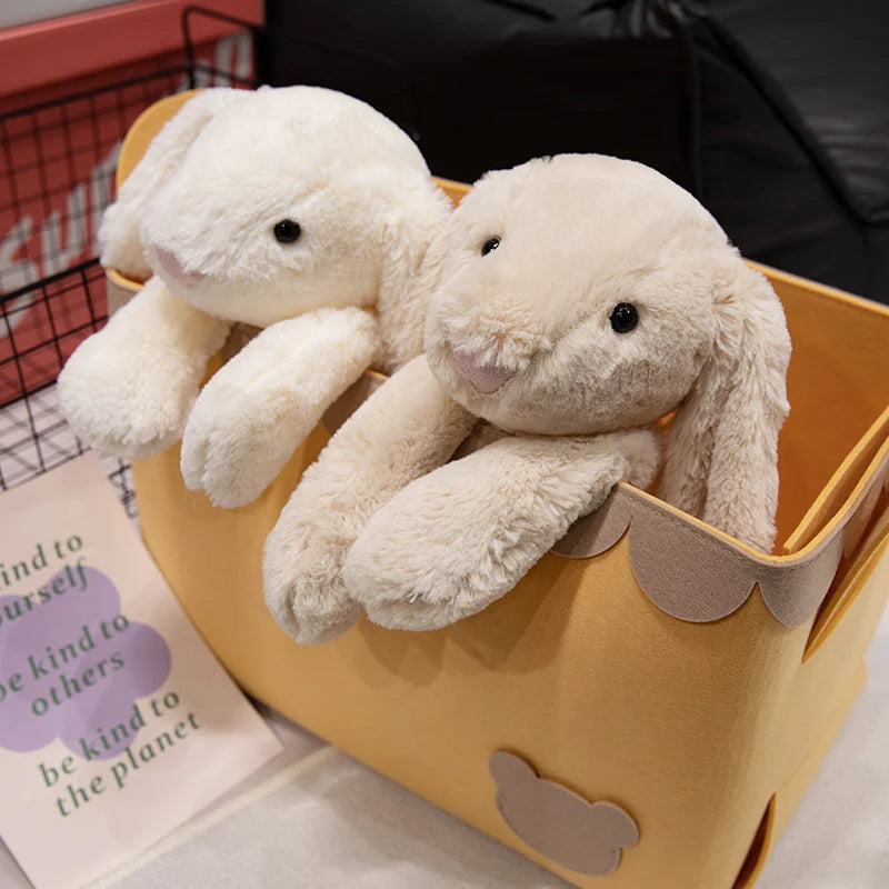 Kawaii Long Ears Bunny Plush Toy – Cute Rabbit Hug Pillow | Tots N Paws