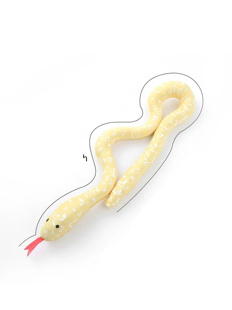 Snake Shape Interactive Cat Toy – Bite-Resistant Catnip Fun for Cats & Kittens