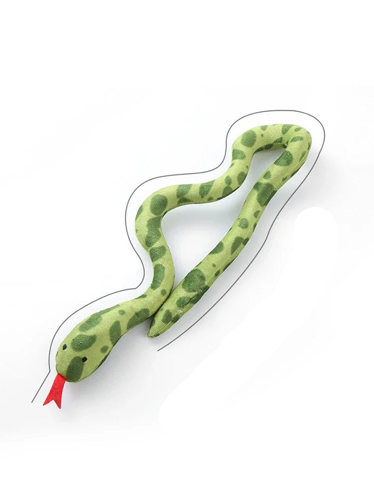 Snake Shape Interactive Cat Toy – Bite-Resistant Catnip Fun for Cats & Kittens