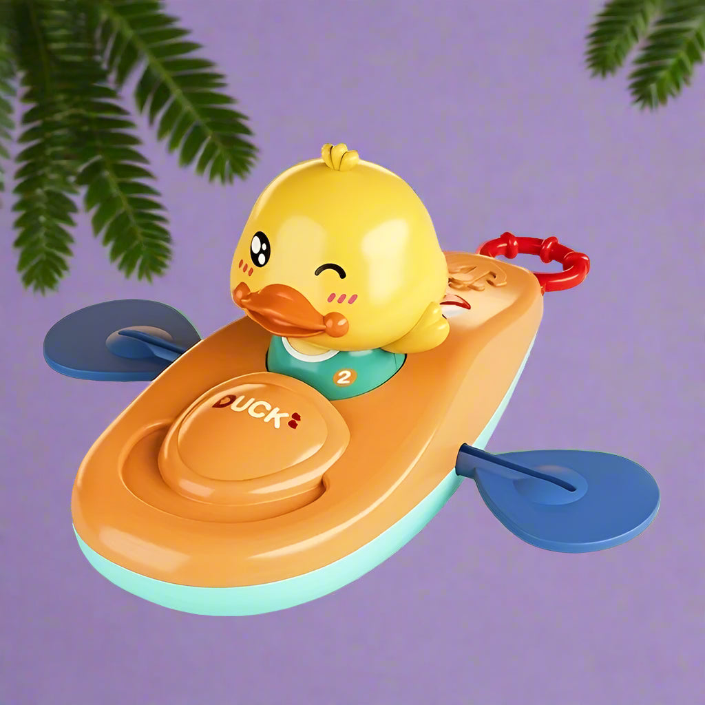 Little Yellow Duck Kayak Bath Toy – Tots N Paws