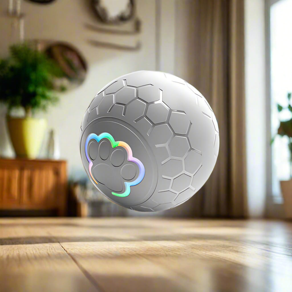 Smart Interactive Dog Toy Ball – Automatic Bouncing & RGB Lights | Tots N Paws