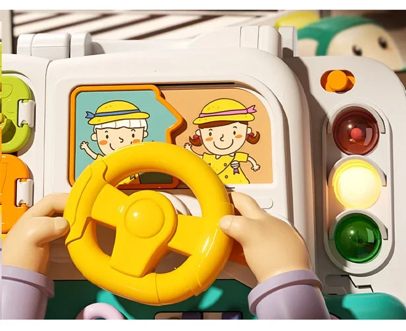 Montessori Busy Board for Toddlers with Lights & Music | Tots N Paws