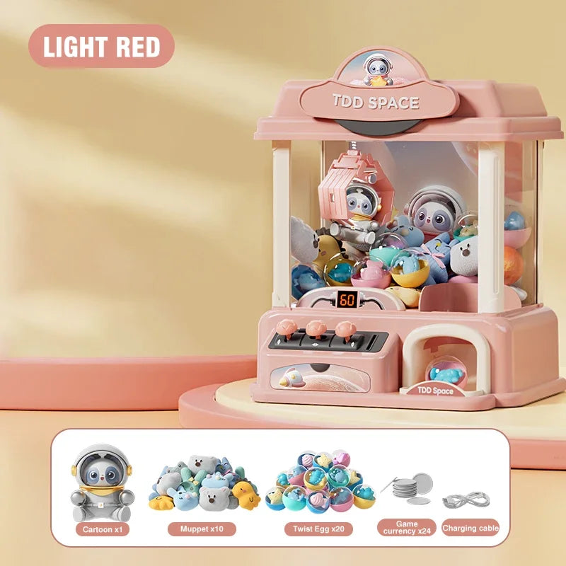 Children’s Electric Claw Machine – Lights, Dolls & Family Game Fun