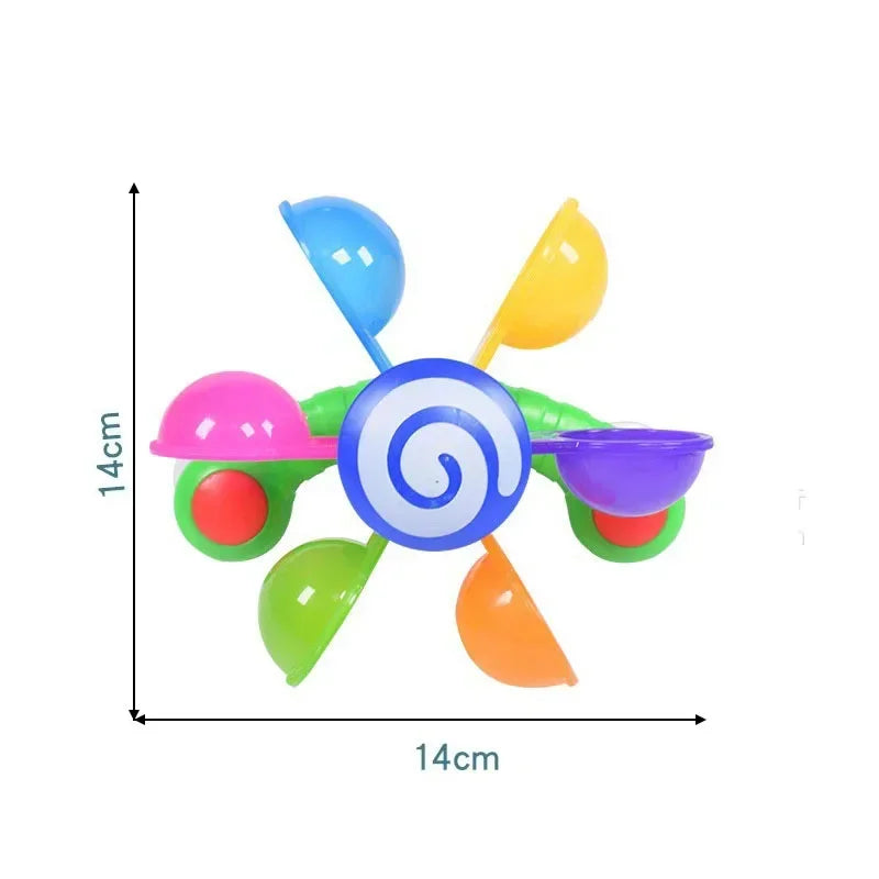 Baby Bath Toys Waterwheel – Colorful Suction Bath Sprinkler | Tots N Paws