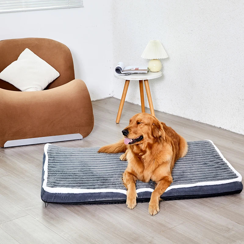 Cozy, Non-Slip Plush Dog Bed – Orthopedic, Washable & Perfect for Pets!