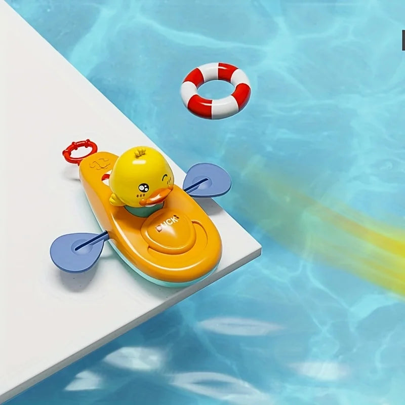 Little Yellow Duck Kayak Bath Toy – Tots N Paws