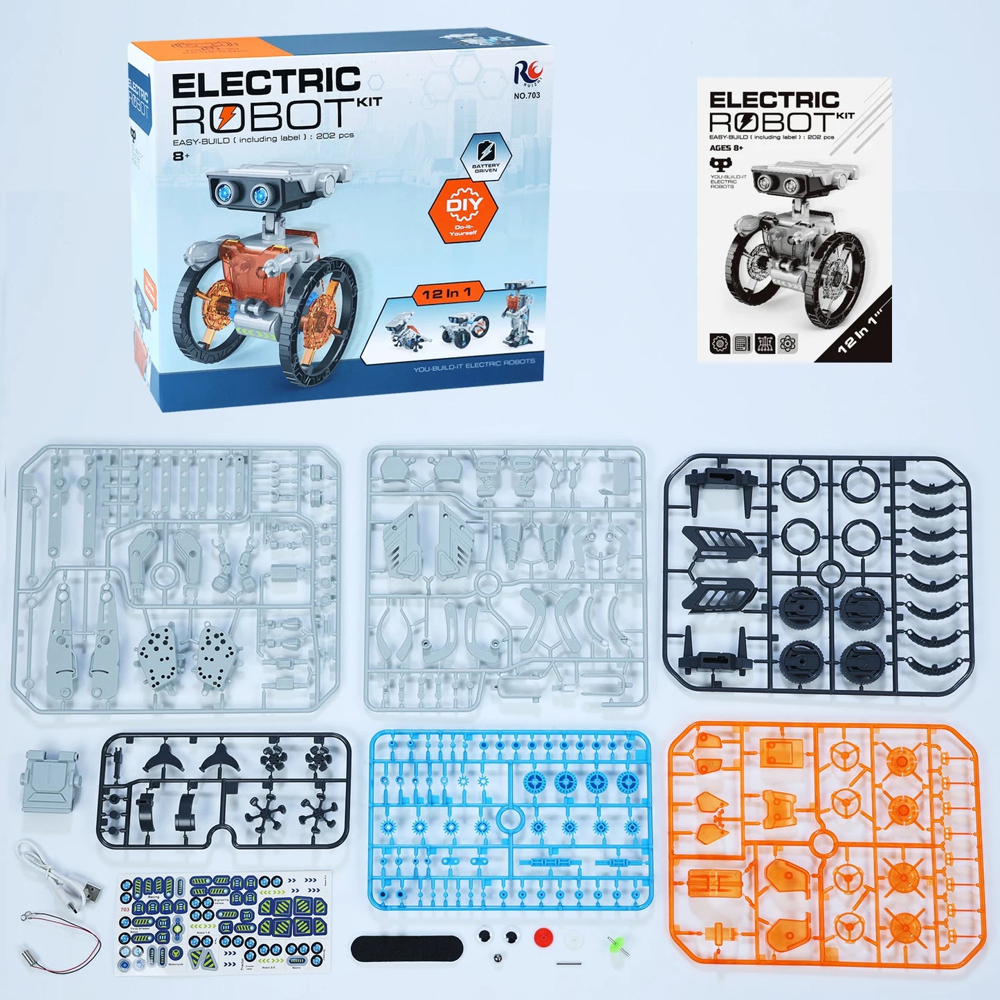 12-in-1 Solar Robot Kit STEM Toy for Kids | Tots N Paws