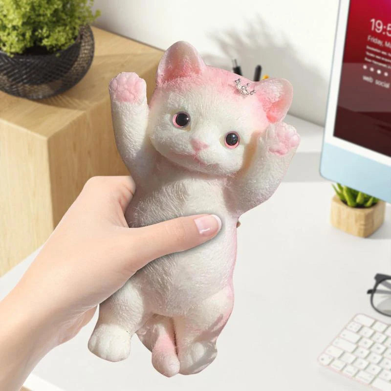 Big Kitty Cat Silicone Stress Relief Toy | Tots N Paws