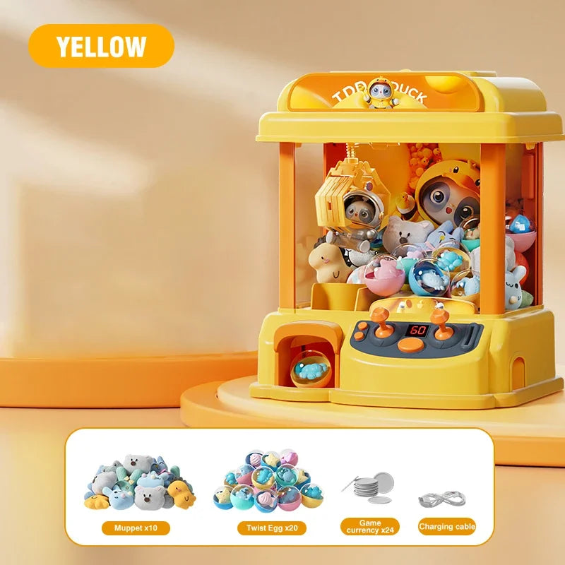 Children’s Electric Claw Machine – Lights, Dolls & Family Game Fun