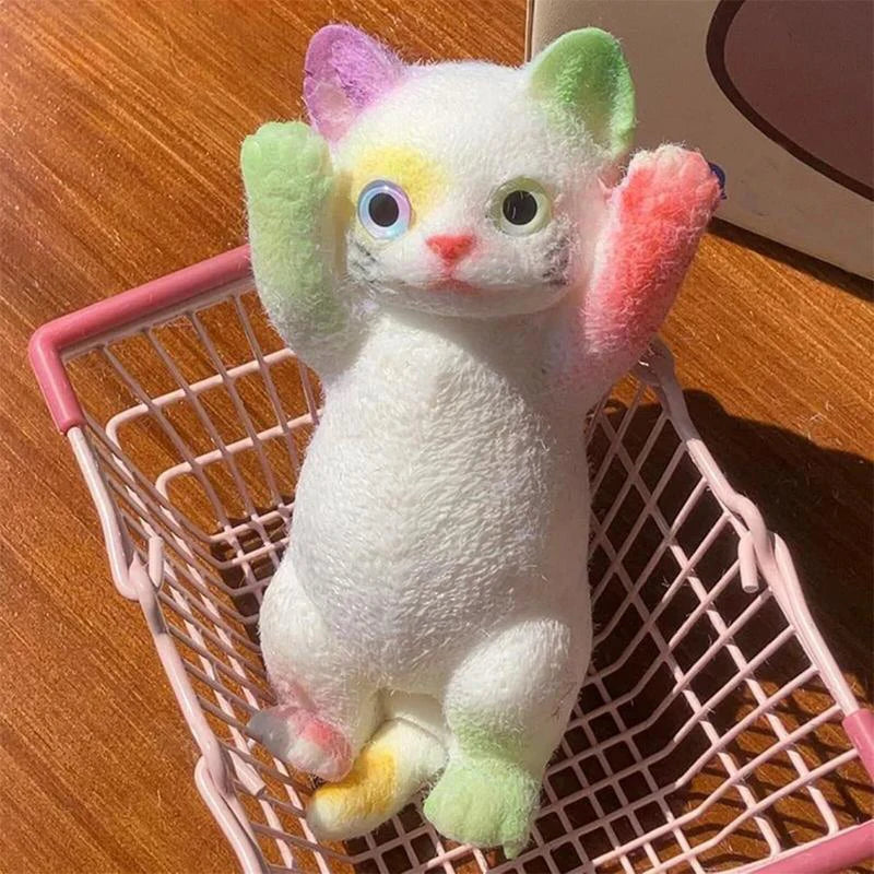 Big Kitty Cat Silicone Stress Relief Toy | Tots N Paws