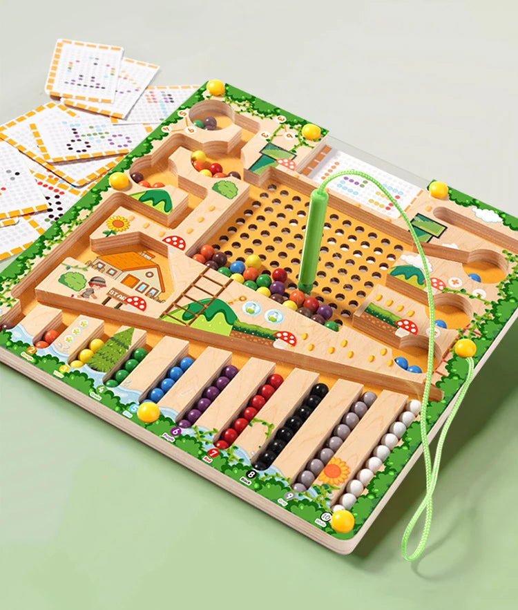 Magnetic Montessori Sorting Puzzle Maze Toy for Kids | Tots N Paws