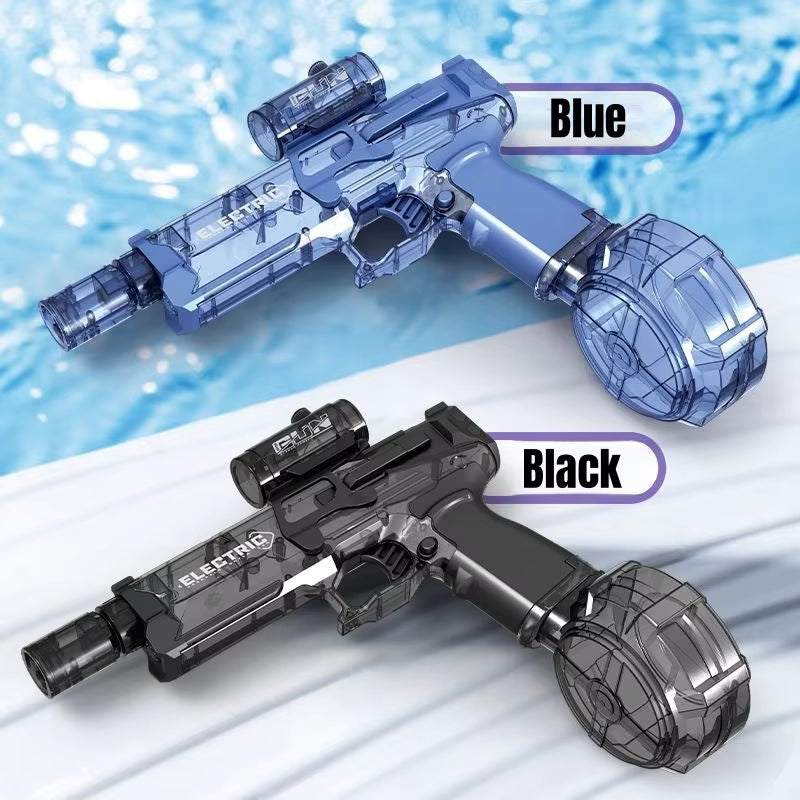 High Pressure Electric Water Gun – LED Lights, Recoil & USB Rechargeable