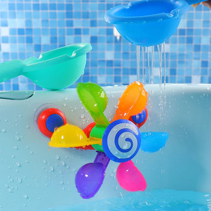 Baby Bath Toys Waterwheel – Colorful Suction Bath Sprinkler | Tots N Paws