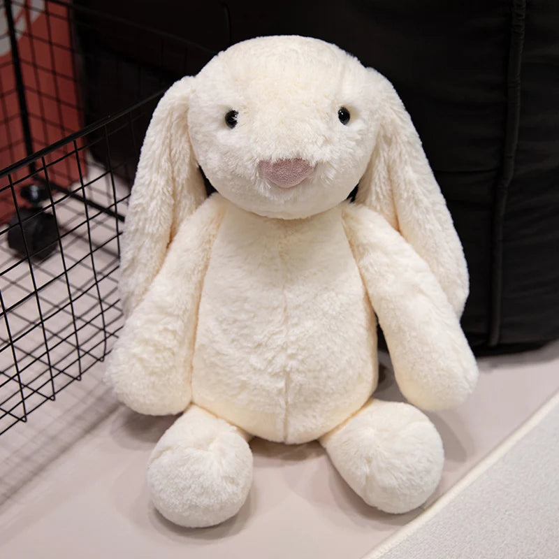 Kawaii Long Ears Bunny Plush Toy – Cute Rabbit Hug Pillow | Tots N Paws