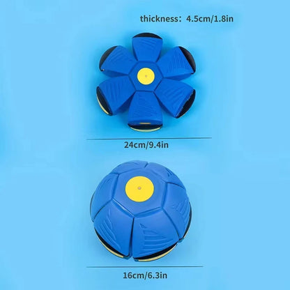 Tots N Paws UFO Magic Dog Ball | Interactive Flying Saucer Pet Toy