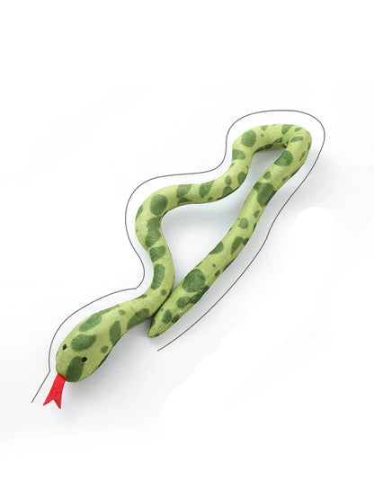 Snake Shape Interactive Cat Toy – Bite-Resistant Catnip Fun for Cats & Kittens