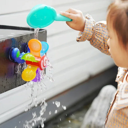 Baby Bath Toys Waterwheel – Colorful Suction Bath Sprinkler | Tots N Paws