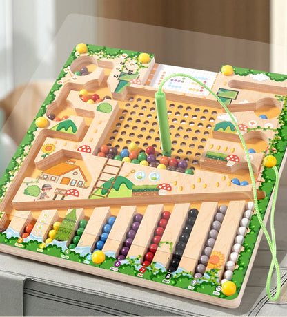 Magnetic Montessori Sorting Puzzle Maze Toy for Kids | Tots N Paws
