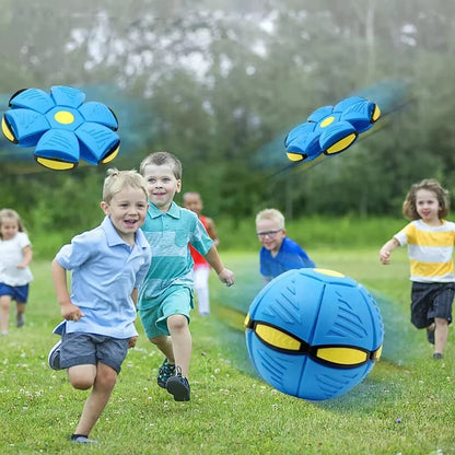 Tots N Paws UFO Magic Dog Ball | Interactive Flying Saucer Pet Toy