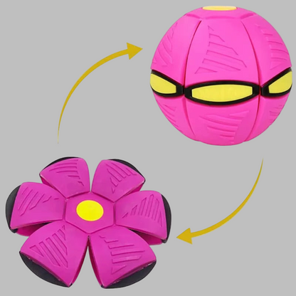 Tots N Paws UFO Magic Dog Ball | Interactive Flying Saucer Pet Toy