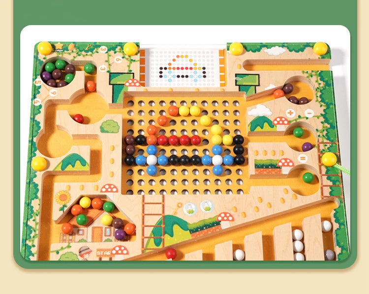 Magnetic Montessori Sorting Puzzle Maze Toy for Kids | Tots N Paws
