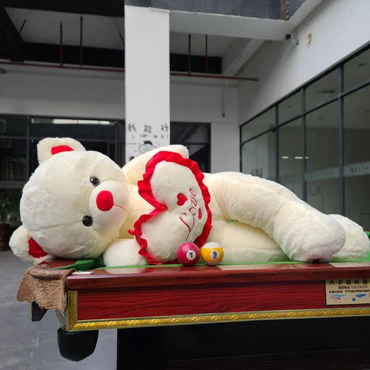 Giant LOVE Plush Teddy Bear – 100cm Soft Stuffed Toy Gift | Tots N Paws