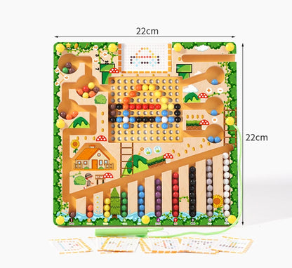 Magnetic Montessori Sorting Puzzle Maze Toy for Kids | Tots N Paws