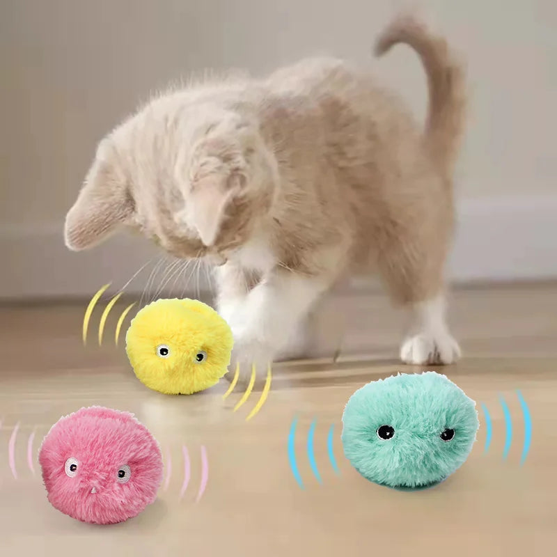 Smart Interactive Cat Toy Ball with Catnip & Sounds | Tots N Paws