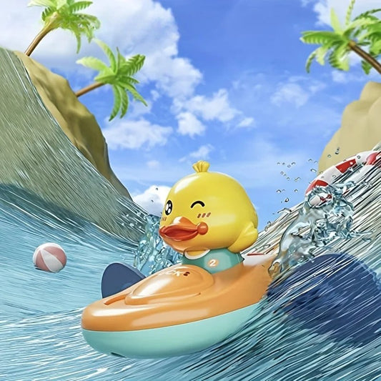 Little Yellow Duck Kayak Bath Toy – Tots N Paws