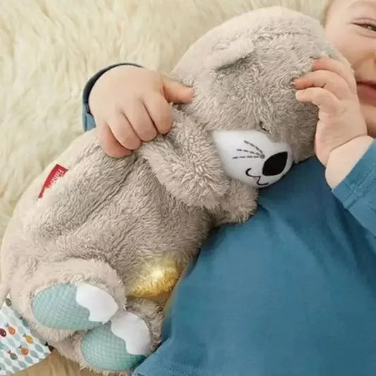 Soothe & Snuggle Otter Plush Baby Toy with Music & Lights