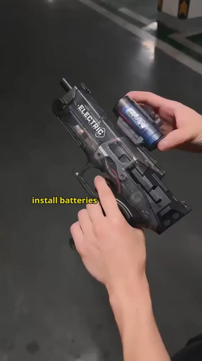 High Pressure Electric Water Gun – LED Lights, Recoil & USB Rechargeable